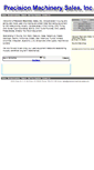 Mobile Screenshot of precisionmachinerysales.com